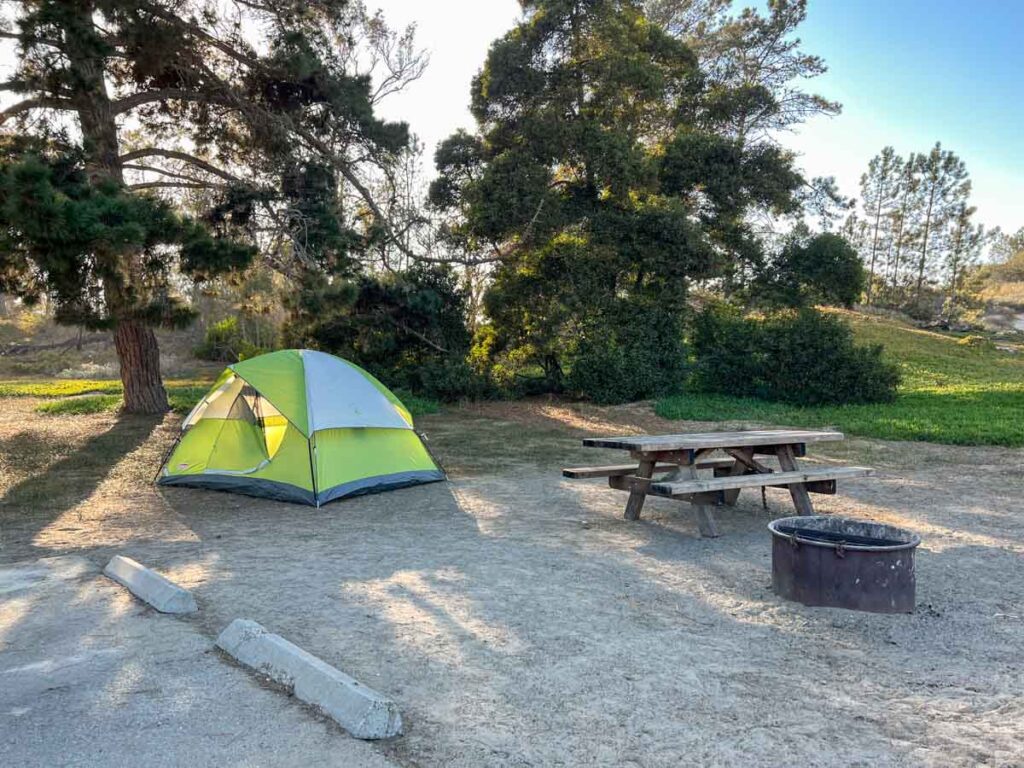 Pismo Beach Oceano Dunes tent campground