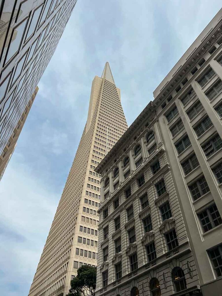 Transamerica building in San Francisco.