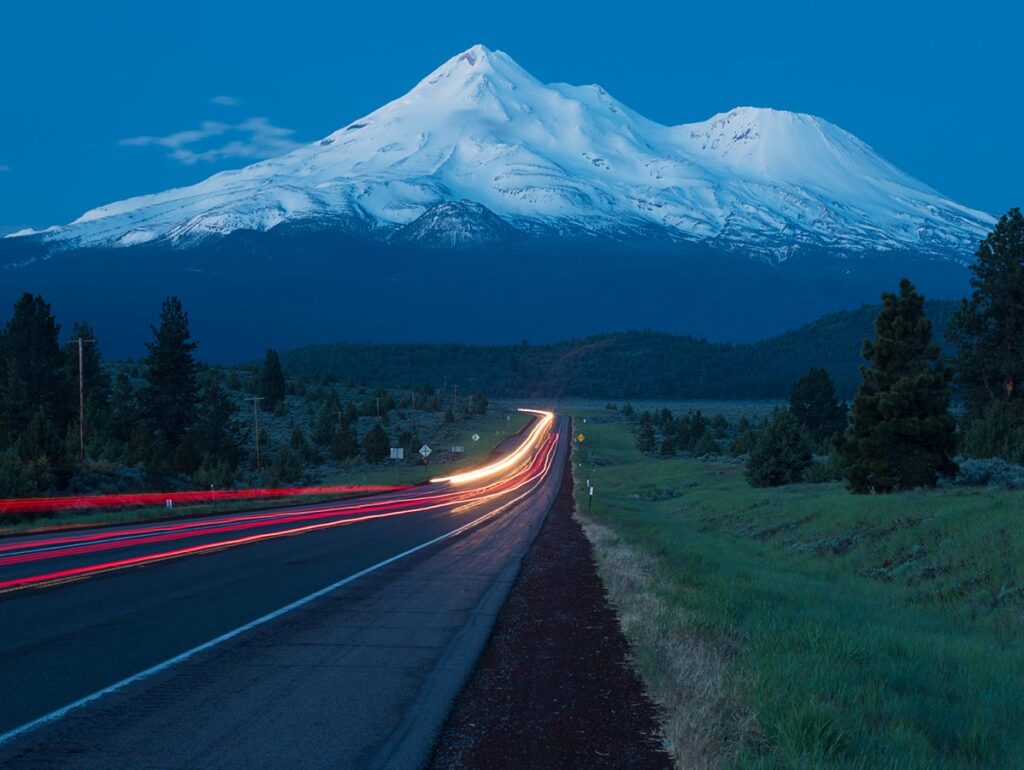 Mount Shasta Night Drive