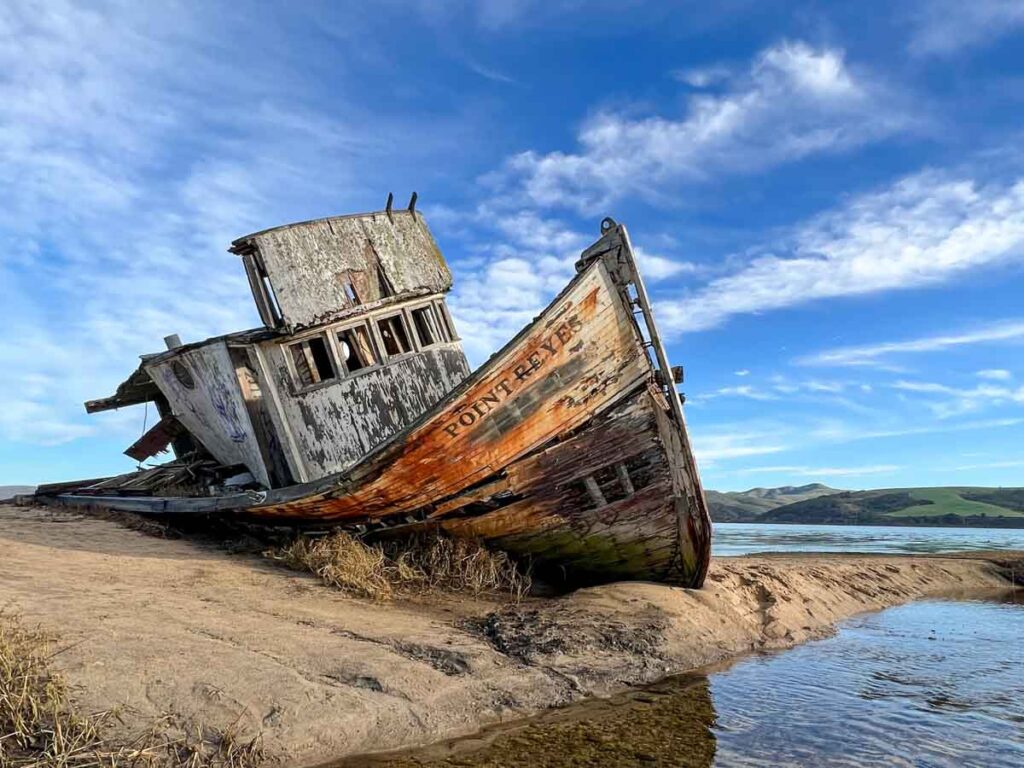 Point Reyes National Seashore boat wreck.