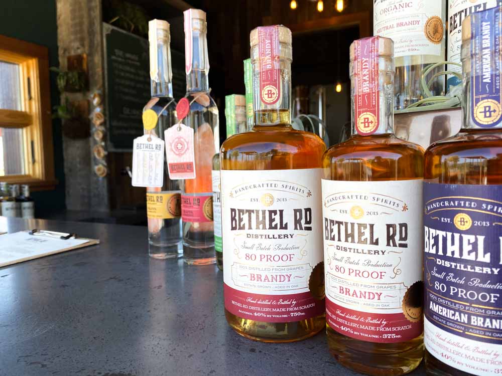 Bethel Road brandy in Paso Robles